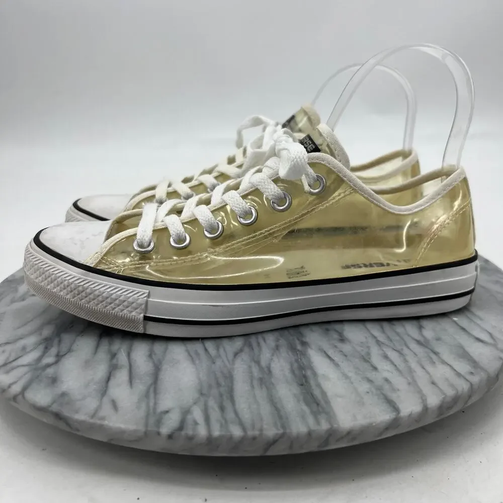 Converse Shoes Womens 8 Clear Plastic Sneakers Chucks All Star Lace Up 148633C - Picture 4 of 12